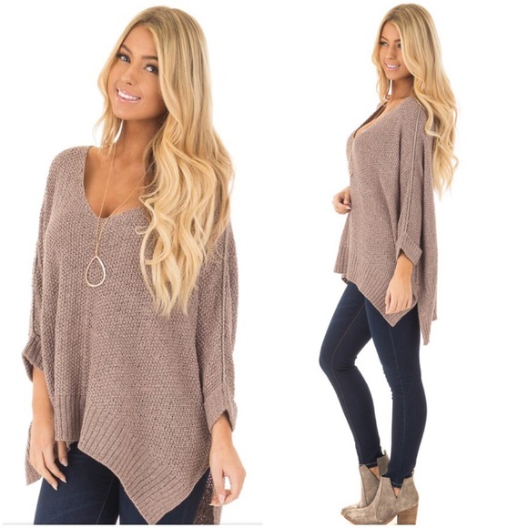 🆕Natalie Netted Knit Sweater in Mocha - Picture 2 of 4